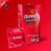 Durex Thin Feel Regular Fit Condoms 56mm Pack of 10+2 ถุงยางอนามัยรุ่นพิเศษสินค้านำเข้าจากออสเตรเลีย