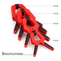 Heavy duty woodworking plastic spring clamp strong A type extra large clip nylon wood carpenter spring clamps tool Clips Pins Tacks