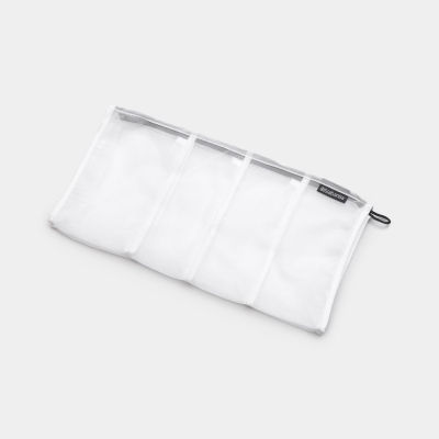 Brabantia Sock Wash Bag, White, Black (Option Select)