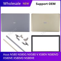 For Asus N580 N580G NX580 X580V N580VD X580VE X580VD N580VE LCD back cover Front Bezel Hinges Palmrest Bottom Case A B C D Shell