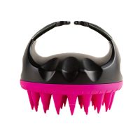 ❁❃ Portable Silicone Shampoo Brush Handheld Round Soft Scalp Massage Brush Bath Massage Brush Hair Shower Brush Comb Hair Care