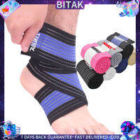 Bitak 1PCS Professional กีฬา Strain Wraps ผ้าพันแผลยืดหยุ่นข้อเท้าสนับสนุน Pad ป้องกันข้อเท้าผ้าพันแผล GUARD GYM Protection