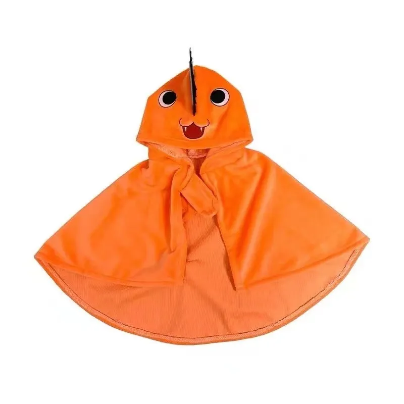 Chainsaw Man Pochita Pets Cloak Cosplay Costume Anime for Cat Dog Pet  Uniform Power Denji Cute Pets Orange Outfits Clothes