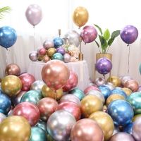 ☎❈✤ 50pcs 12 inch /10 inch Chrome Metallic Balloon high quality balloon balloon Wedding Birthday Party Decoratio