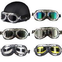 Professional Vintage Helmet Glasses R Motorcycle Rider Goggle 5 Color Available Glasses Wear Jet Helmet Goggle