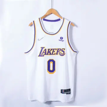 Men's Los Angeles Lakers Russell Westbrook #0 Nike Blue Swingman