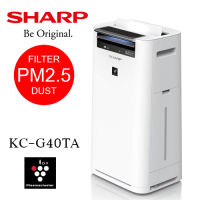 SHARP เครื่องฟอกอากาศ (28 ตร.ม.,สีขาว) รุ่น KC-G40TA-W