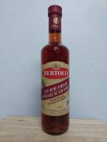 น้ำส้มสายชูหมักจากไวน์แดง สินค้าพรีเมี่ยมจากอิตาลี Red Wine Vinegar Bertolli น้ำส้มสายชูหมักจากองุ่นแดง สีออกแดงอ่อนๆ ใส รสเปรี้ยว กลิ่นหอม