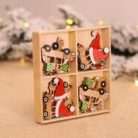 Party Home Ornament Wooden Hanging Pendants Christmas Tree Hanging Pendants Christmas Ornament