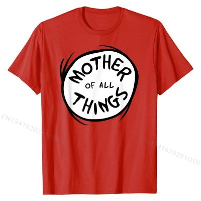 Mother of all Things Emblem RED T-shirt Normal Cotton Mens Tops Tees Normal Plain Top T-shirts