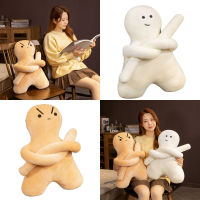 Colorful Mini Hug Cartoon People Plush Pillow Doll Soft Fluffy Gift 55cm Girls