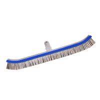 18 Inch Swimming Pool Brush Steel Wire Wall Floor Steps Corner Moss Stain Dirt Cleaning Handheld Tool Supplies