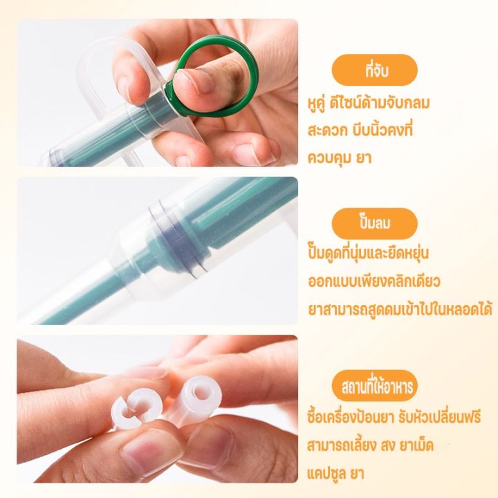 smilewil-ที่ป้อนยาสัตว์เลี้ยง-ให้อาหารแมวและยาสุนัขของคุณ-medicine-feeder-หลอดป้อนยา-ได้ทั้งเม็ดและน้ำ