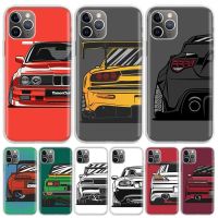 Japan JDM Sports Cars Comic For iPhone 11 13 14 Pro Max 12 Mini Phone Case X XS XR 6 6S 8 7 Plus SE Apple 5 5S Fundas Cover