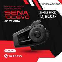 ⚡SENA 10C EVO หูฟังบลูทูธติดหมวกกันน็อคพร้อมกล้องอัดวีดีโอระดับ 4K