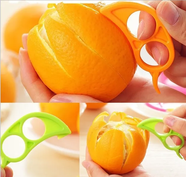 1set Creative Little Mouse Orange Opener Mini Orange Peeler Convenient Pomegranate  Peeler