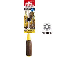 Vessel ไขควง Wood compo หัวTX TORX กันลื่น T20Hx120  No.B-340TX