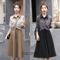 Cocopie ชุดเดรสผู้หญิง เสื้อผ้าผญสวยๆ เดรส น่ารัก คลาสสิค วินเทจ เท่ WLQ23936ER 42Z231018