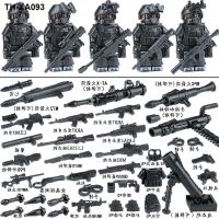 Compatible with lego military blocks the special police man wang mortar assembles toy rocket weapons and equipment