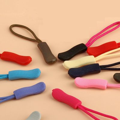 80Pcs Color Cord Zipper Pulls Sportswear/Backpack Sewing Accessories Zip Head Puller DIY Zipper Slider Cursore Lariat Rope Strap Door Hardware Locks F