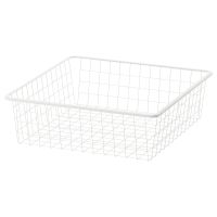 [สอบถามสต๊อคก่อนสั่งซื้อนะคะ!] IKEA JONAXEL ยูเน็กเซล ตะกร้าลวด, ขาว, 50x51x15 ซม. อิเกีย ของแท้100%