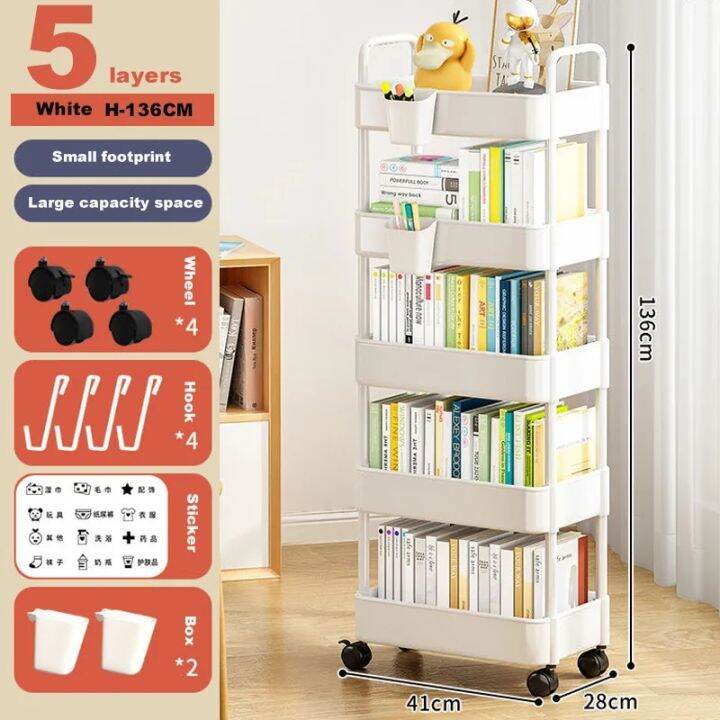 3\4\5th floor bathroom rack object rack rolling trolley kitchen