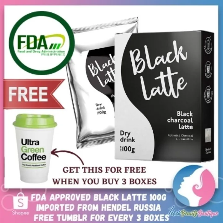 FDA APPROVED Black Latte Charcoal Reshape Slimming Coffee Imported from