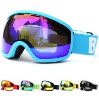 Anti-fog ski snow goggles UV protection Double Extra-large Lens skiing Glasses skateboard Snowboard ski eyewear snow-2700