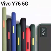 Y76(พร้​อมส่งในไทย)เคสขอบนิ่มหลังแข็งขุ่นคลุมกล้องVivo Y76 5G