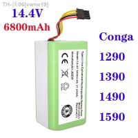 2022 new 14.4v 6800mAh Li-Ion Battery for Cecotec Conga 1290 1390 1490 1590 Vacuum Cleaner Genio deluxe 370 gutrend echo 520 [ Hot sell ] vwne19