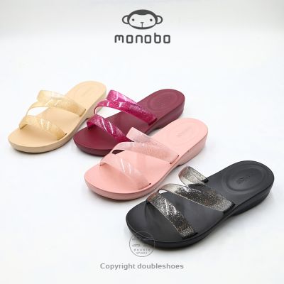 Monobo รองเท้าแตะแบบสวม พื้นนุ่ม แท้ 100% รุ่น Moniga 424 Glitter ไซส์ 5-8