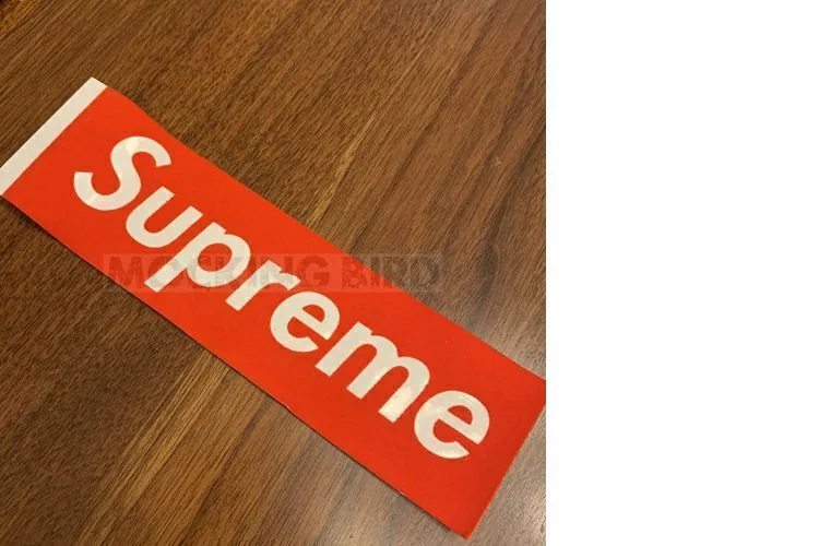 Mockingjay Supreme Box Logo Sticker BOGO suitcase trend mobile phone  stickers