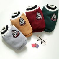 （A LIKE077）CollegeDog Sweaters For Small Dogs Dachshund Dog ClothesWarm French BulldogJumpers Chihuahua Pet Clothing