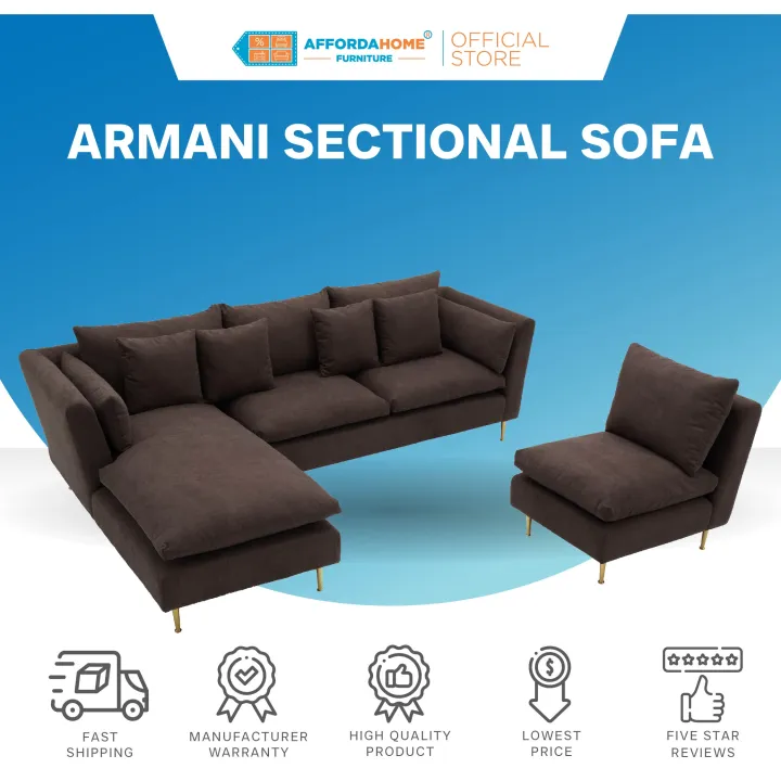 ARMANI SECTIONAL SOFA - Affordahome Furniture | Lazada PH