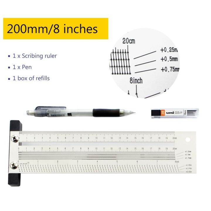 high-precision-t-square-hole-scale-ruler-stainless-woodworking-scriber-mark-line