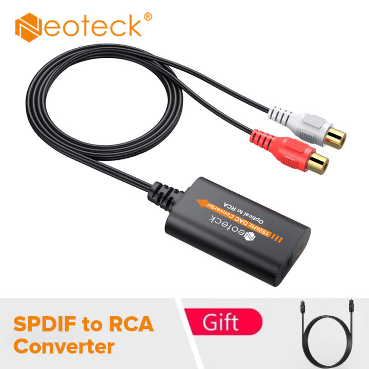 Neoteck – convertisseur SPDIF vers RCA 192kHz, convertisseur Audio