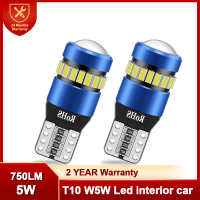 W5W LED T10 Led CANBUS ไม่มีข้อผิดพลาด12V 5W 750Lm Super Bright ภายในรถด้านข้าง194 3030 SMD หลอดไฟอัตโนมัติสีขาวสีเหลืองอำพันสีแดง