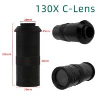 Magnification Adjustable Zoom C-Mount Lens 130X 150X C-Mount Zoom Glass Lens For Industry Microscope Camera Diameter 42MM 50MM