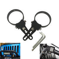 2Pcs รอบวงเล็บ1 "1.25" 1.5 "1.73" 2 "2.5" 3 "นิ้ว M6M8Rigid Bullbar Tube Clamps Tube Clamp LED Work Light Bar Mount วงเล็บ