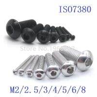 Hex Socket Round Head Stainless Steel Bolts - 5-50pcs Iso7380 M2 M2.5 M3 M4 M5 M6 - Aliexpress