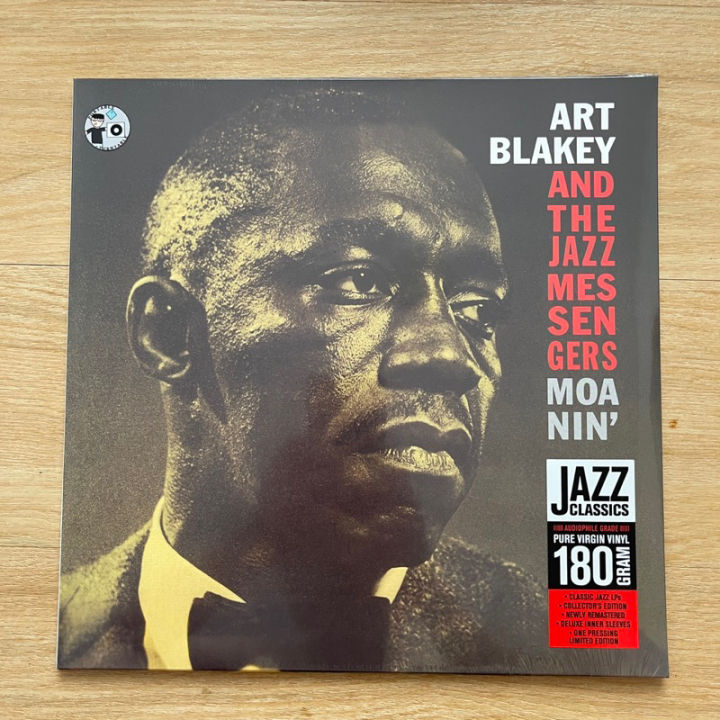 แผ่นเสียง-art-blakey-amp-the-jazz-messengers-moanin-vinyl-lp-album-stereo-limited-edition-มือหนึ่ง-ซีล