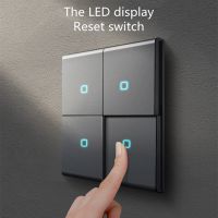 International General Standard Reset Point Switch Kitchen Wall Light Switch with LED Light UK Kitchen Switch Wall Panel