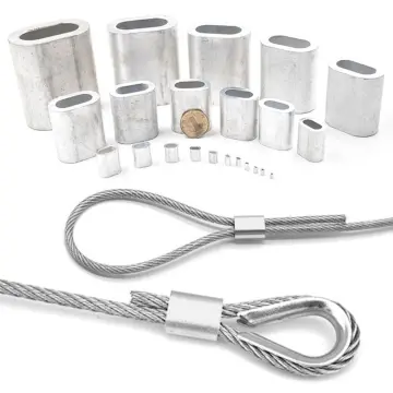 Wire Rope Ferrules Cable Crimps Sleeve Stainless Steel/Copper Crimp Clamp  M1~M8