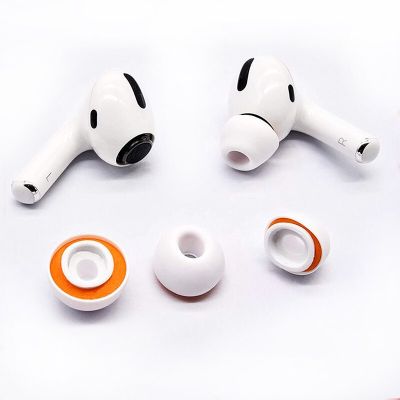 Memory Foam Ear pads For Airpods Pro Wireless Bluetooth Earphones Silicone Ear Covers Caps Earphone Earpads Eartips 2pcs/pair Wireless Earbud Cases