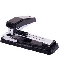 High Quality Deli Manual Stapler 360° Rotatable Universal Staple School Business Office Supplies Student Stationery Binding Tool Staplers Punches