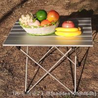 hyfvbu▤▧☞  Camping Table Metal Dining Small Aluminum with Carrying for