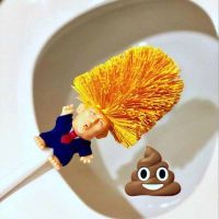 Random Send Toilet Brush Holders WC Borstel Donald Trump Original Trump Toilet Brush Make Toilet Great Again