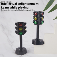 YUECHENG 2PC Traffic Lights ของเล่นที่จอดรถจำนวนมากโมเดลของเล่นการเรียนรู้เพื่อการศึกษาในช่วงต้น