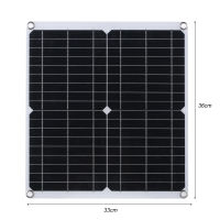 20วัตต์แผงเซลล์แสงอาทิตย์ชุดสำหรับรถกลางแจ้ง Motorcycl เรือ USB ควบคุมเซลล์แบบพกพาชาร์จพลังงานแสงอาทิตย์12โวลต์18โวลต์ชาร์จแบตเตอรี่1ชิ้น