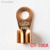 20Pcs 100A Copper Battery Cable Connector Terminal Crimping 10-25mm2 Wire